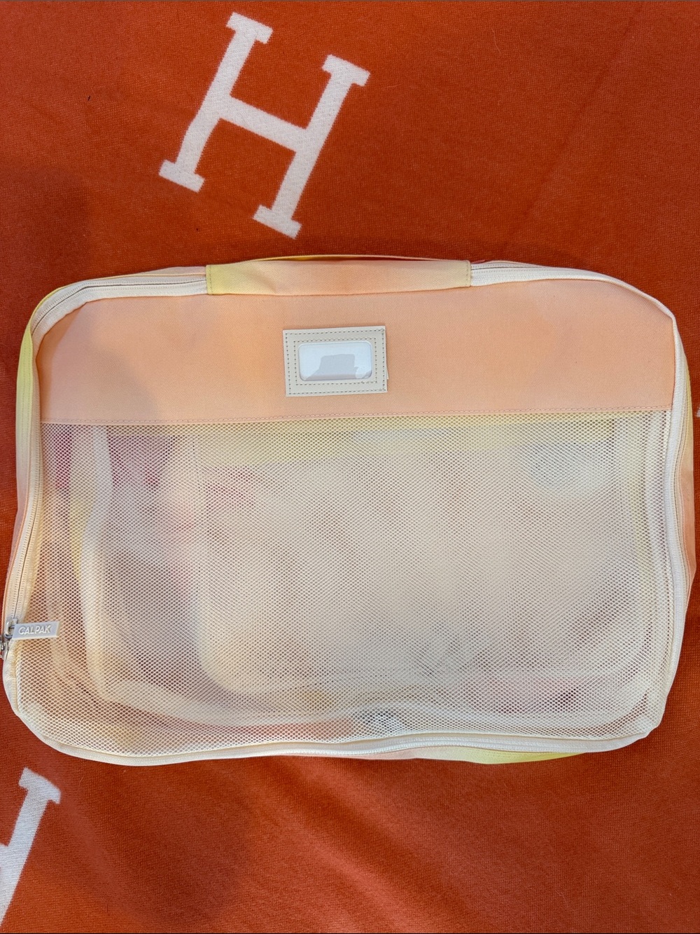 Calpak Peach Gradient Travel Packing Cubes NWOT
